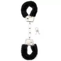 Shots fur handcuffs - black - Shots Toys (€6.69) | Poppers Express