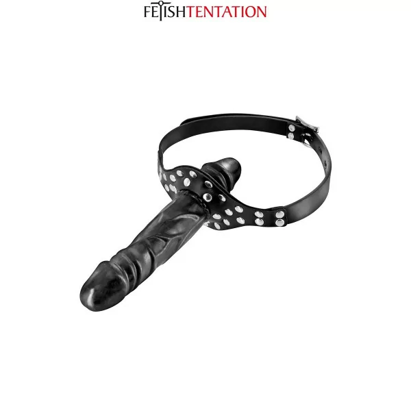 Bavaglio con doppio dildo - Tentazione fetish - Fetish Tentation (29,45 €) | Poppers Express