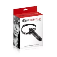 Bavaglio con doppio dildo - Tentazione fetish - Fetish Tentation (29,45 €) | Poppers Express