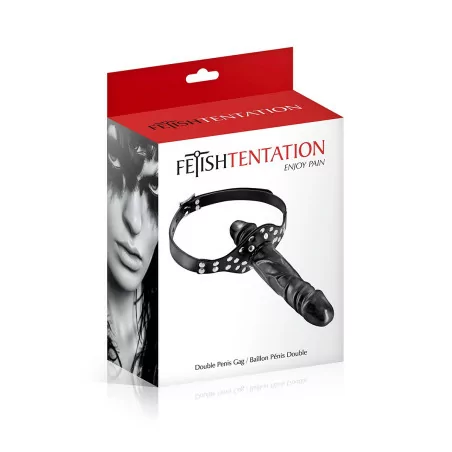 Bavaglio con doppio dildo - Tentazione fetish - Fetish Tentation (29,45 €) | Poppers Express