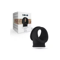 Anello fallico nero con barella a sfera - SONO 48 - SONO (14,78 €) | Poppers Express