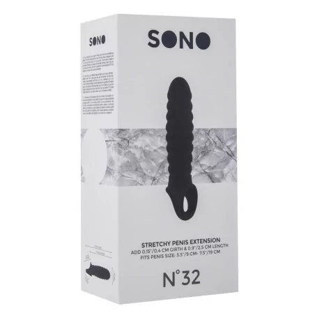 Funda Extensión de Pene Texturizada +2.5cm - SONO 32 - SONO (21,57 €) | Poppers Express