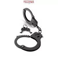 Black Metal Handcuffs - Designer Cuffs - Pipedream (€11.80) | Poppers Express