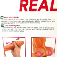 Gode 19cm Ultra-réaliste avec Prépuce Coulissant - Real Jo - Real Body (58,51 €) | Poppers Express