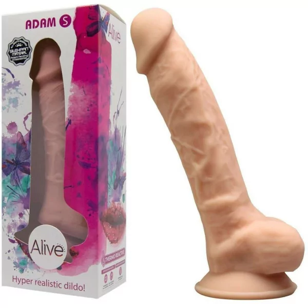 Adam 18cm - Double Density Realistic Dildo - Alive (€19.64) | Poppers Express