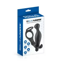 Anello fallico e stimolatore prostatico vibrante - Blue Junker (34,61 €) | Poppers Express