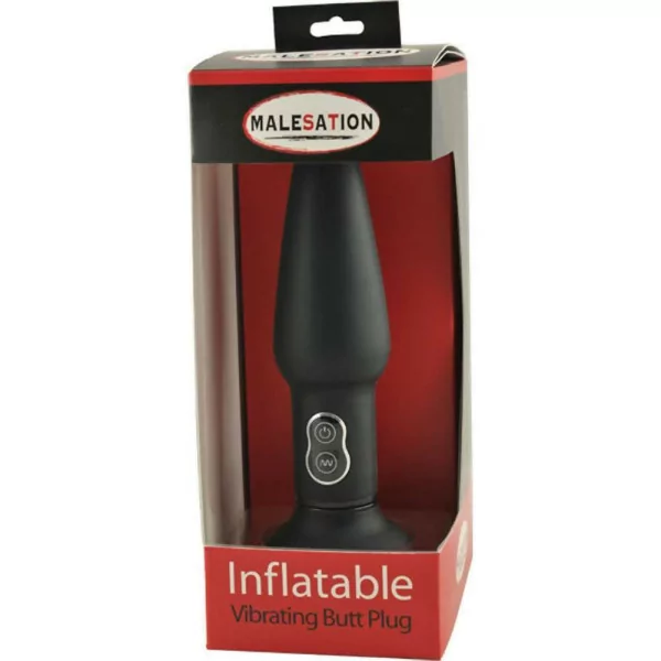 Inflatable & Vibrating Butt Plug - Malesation (€79.24) | Poppers Express