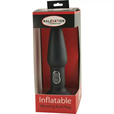 Inflatable & Vibrating Butt Plug - Malesation (€79.24) | Poppers Express