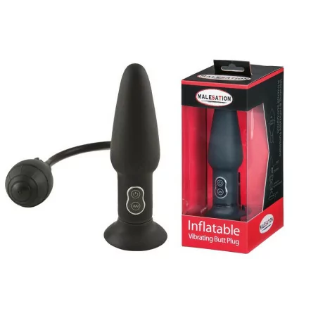 Plug Anal Gonflable & Vibrant - Malesation (79,24 €) | Poppers Express