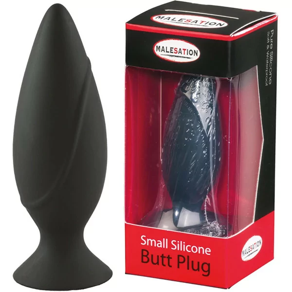 Kleine Siliconen Anale Plug - L 10cm Ø 3,2 cm - Malesation (€ 13,79) | Poppers Express