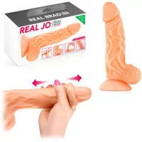 Gode 19cm Ultra-réaliste avec Prépuce Coulissant - Real Jo - Real Body (58,51 €) | Poppers Express