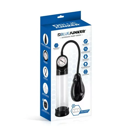 Automatische Penispumpe mit Manometer - Blue Junker (74,28 €) | Poppers Express