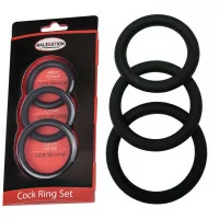 Set van 3 siliconen cockringen - Malesation (€ 9,82) | Poppers Express