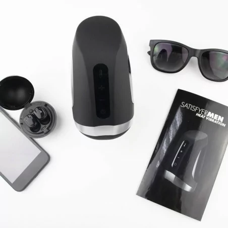 Satisfyer Men Heat Vibration - Masturbador con vibración y calefacción - Satisfyer (59,90 €) | Poppers Express