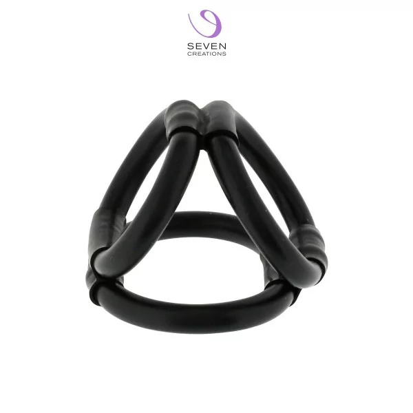 Tri3ring - Cockring Cage Triple Rings - Seven Créations (€12.79) | Poppers Express