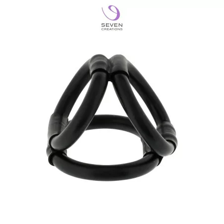 Tri3ring - Cockring Cage Anelli tripli - Seven Créations (12,79 €) | Poppers Express