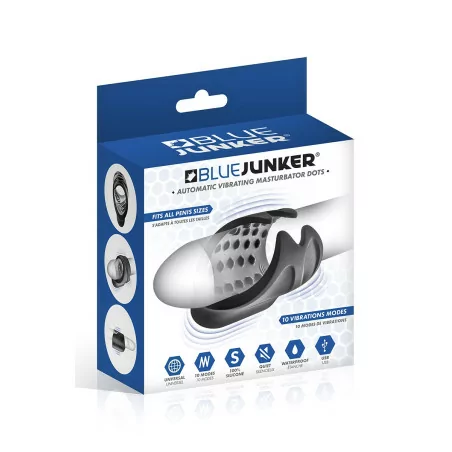 Compact Dots - Vibrating Masturbator for Glans - Blue Junker (€31.90) | Poppers Express