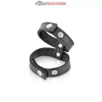 Doppelter Penisring aus veganem Leder - Fetish Tentation - Fetish Tentation (7,83 €) | Poppers Express