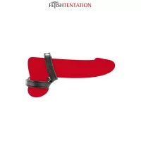 Veganistische lederen dubbele cockring - Fetisj Tentation - Fetish Tentation (€ 7,83) | Poppers Express