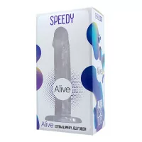 Dildo in gelatina trasparente 19cm - Speedy - Alive (14,78 €) | Poppers Express