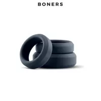 Kit di 3 Cockring Grandi - Grandi Ergonomici e Resistenti - Boners (19,74 €) | Poppers Express