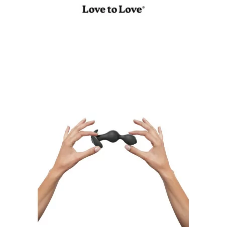 Twinny Bud — Plug anale 10 programmi vibranti - Ricaricabile - Love to Love (38,68 €) | Poppers Express