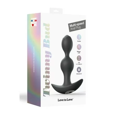 Twinny Bud — Anal Plug 10 Vibrating Programs - Rechargeable - Love to Love (€38.68) | Poppers Express