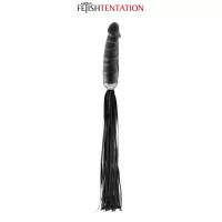 Leren zweep met dildo handvat - Fetish Tentation (€ 29,65) | Poppers Express