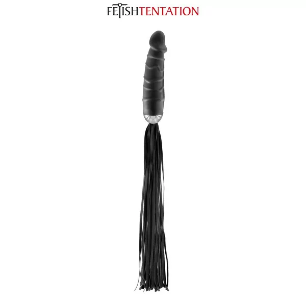 Leren zweep met dildo handvat - Fetish Tentation (€ 29,65) | Poppers Express