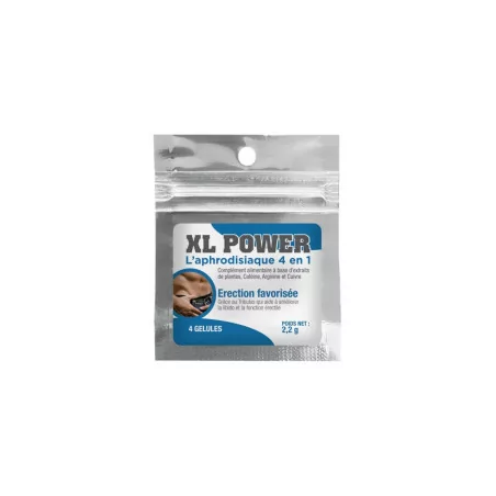 XL Power - Afrodisíaco 4 en 1 - Bolsa de 4 - Labophyto (11,90 €) | Poppers Express