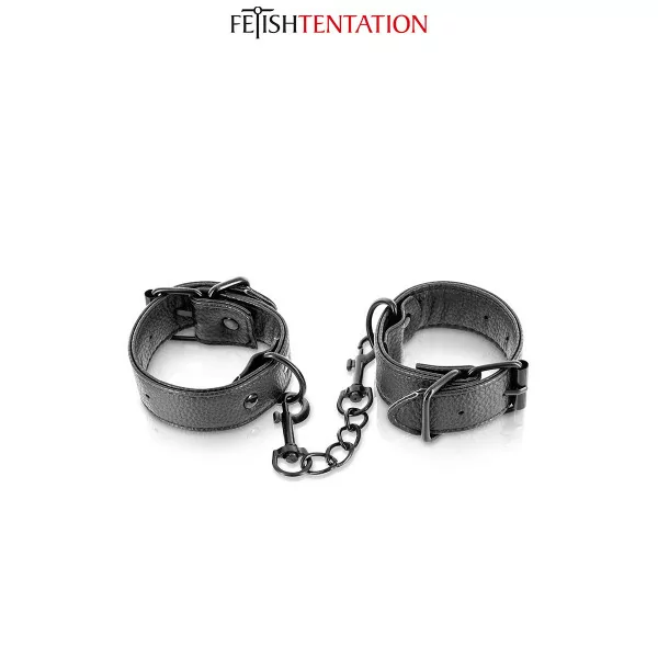 Adjustable handcuffs in vegetable leather - Fetish Tentation (€9.77) | Poppers Express