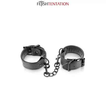 Adjustable handcuffs in vegetable leather - Fetish Tentation (€9.77) | Poppers Express