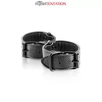 Adjustable handcuffs in vegetable leather - Fetish Tentation (€9.77) | Poppers Express