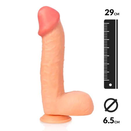 Der superrealistische XXL-Dildo 29 x 6,5 cm - Captain red (39,57 €) | Poppers Express