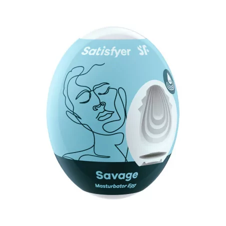 Satisfyer Egg Savage - Self-Lubricated Masturbator - Satisfyer (€4.90) | Poppers Express