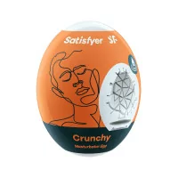 Satisfyer Egg Crunchy - Masturbator met zelfsmerende werking - Satisfyer (€ 4,86) | Poppers Express