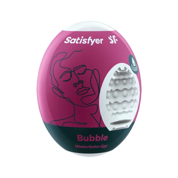 Satisfyer Egg Bubble - Self-Lubricated Masturbator - Satisfyer (€4.86) | Poppers Express