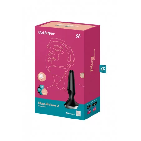 Connected Vibrating Plug - Plug-Ilicious 2 - Satisfyer (49,95 €) | Poppers Express