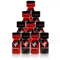 Dominator Black & Red : 10 Mixed Poppers Pack (Strong & Ultra Strong) - Jolt (€99.00) | Poppers Express