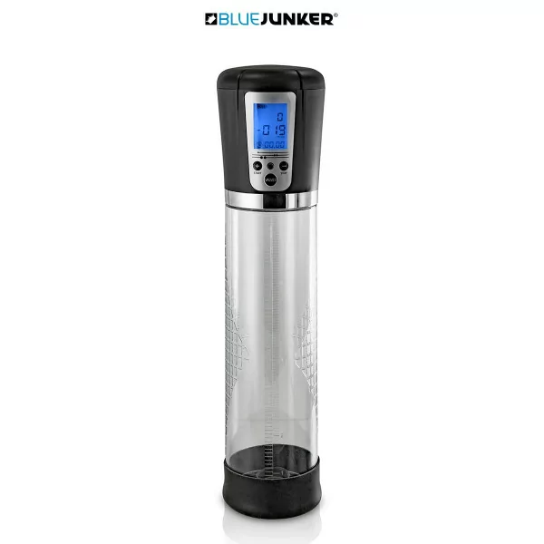 Automatische penispomp met LCD-display - Oplaadbaar - Blue Junker (€ 78,90) | Poppers Express