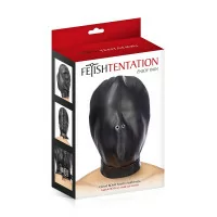 Gesloten Verstelbare BDSM Masker van Leer - Fetish Tentation (€ 21,90) | Poppers Express