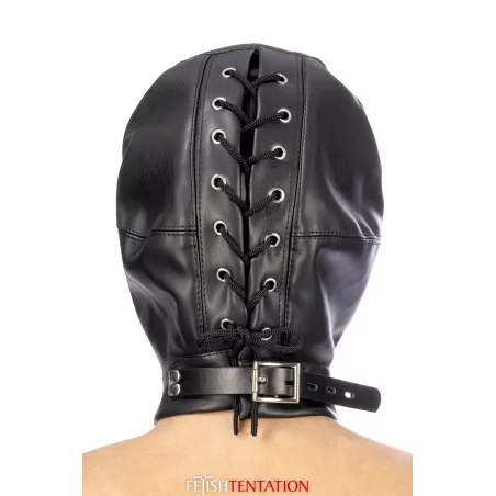 BDSM Masker van Leer met Verwijderbare Knevel - Fetish Tentation (€ 28,90) | Poppers Express