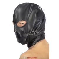 BDSM Masker van Leer met Verwijderbare Knevel - Fetish Tentation (€ 28,90) | Poppers Express