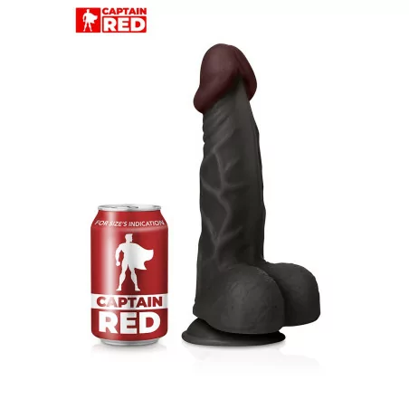 Amazing Black: Dildo 23 x 5 cm - Captain red (24,90 €) | Poppers Express