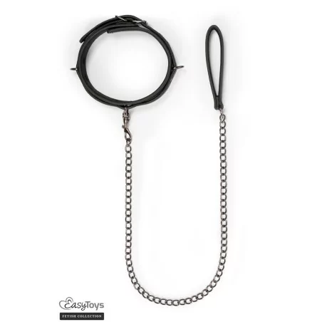 Collar y correa de metal - Colección fetiche - Easytoys Fetish Collection (54,00 €) | Poppers Express