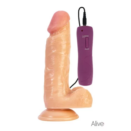 LEO - Vibrierender Dildo mit Fernbedienung 17 x 3,8 cm - Alive (27,90 €) | Poppers Express