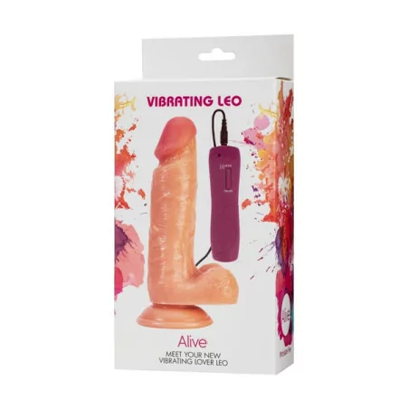 LEO - Consolador Vibrador Control Remoto 17 x 3.8cm - Alive (27,90 €) | Poppers Express