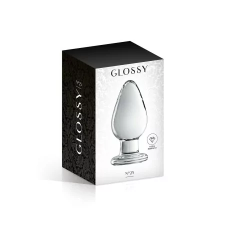 Onbreekbare glazen buttplug — Glossy Toys n° 25 - Glossy Toys (€ 27,90) | Poppers Express