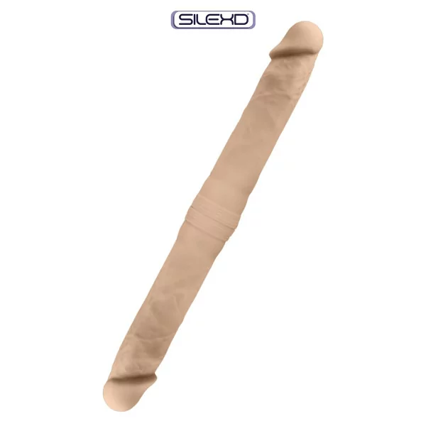 Double Gode Toucher Peau Réaliste - 38,5cm - SilexD (46,90 €) | Poppers Express