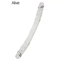 Doppio Dildo Trasparente 40cm - Supreme - Alive (29,90 €) | Poppers Express